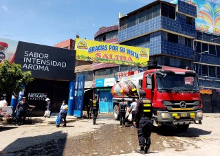 Servicio de desinfección de plataformas de mercados de abasto